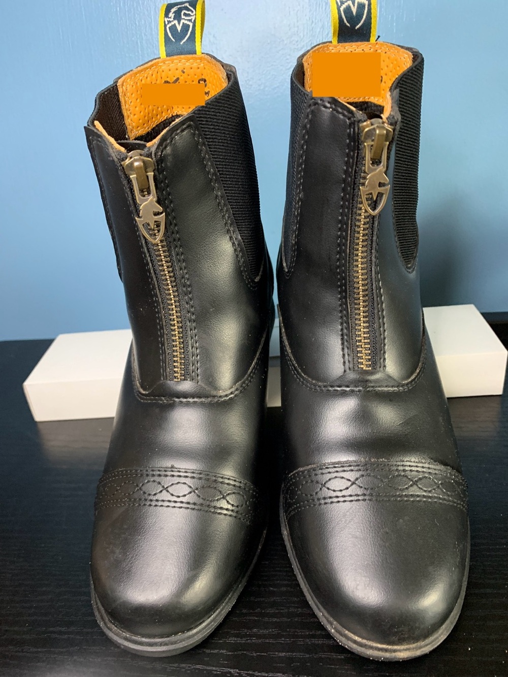 Moretta Clio Paddock Boots with Front-Zip